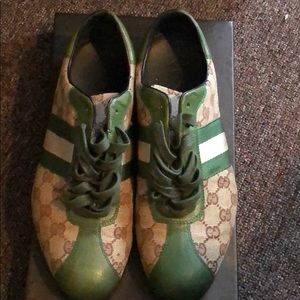 Gucci Loafers SNEA. TESS. S. GOMMA ORIG. GG GREEN